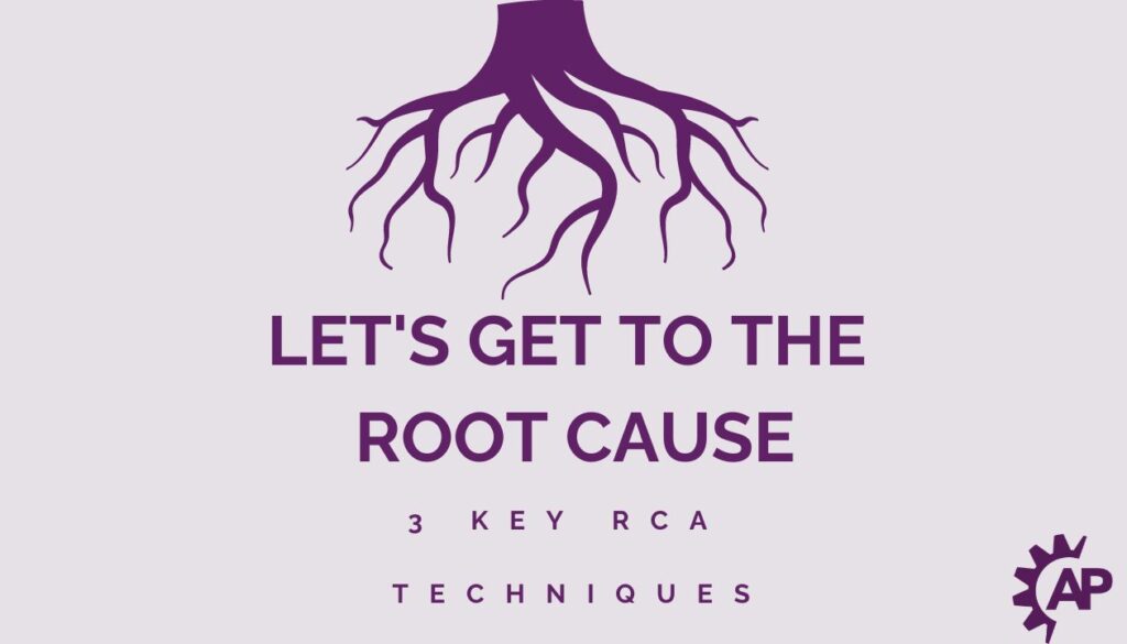 Top 3 RCA Root Cause Analysis Techniques Image by Adonis Partners for Blog Post